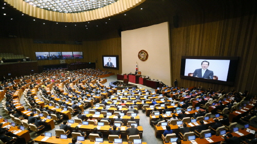 역대 정기국회 개회사