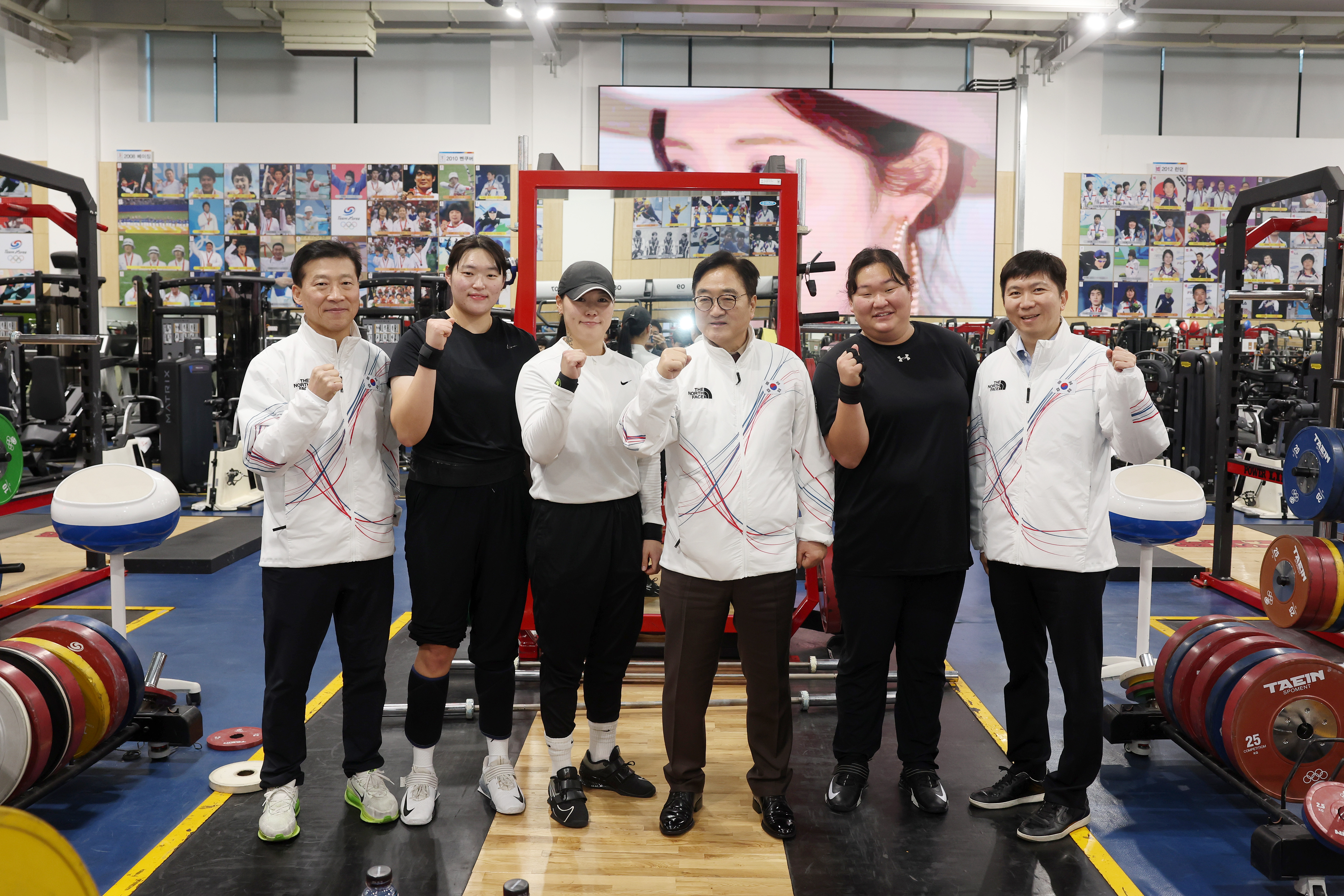 우원식 국회의장 동계올림픽 선수단 격려방문